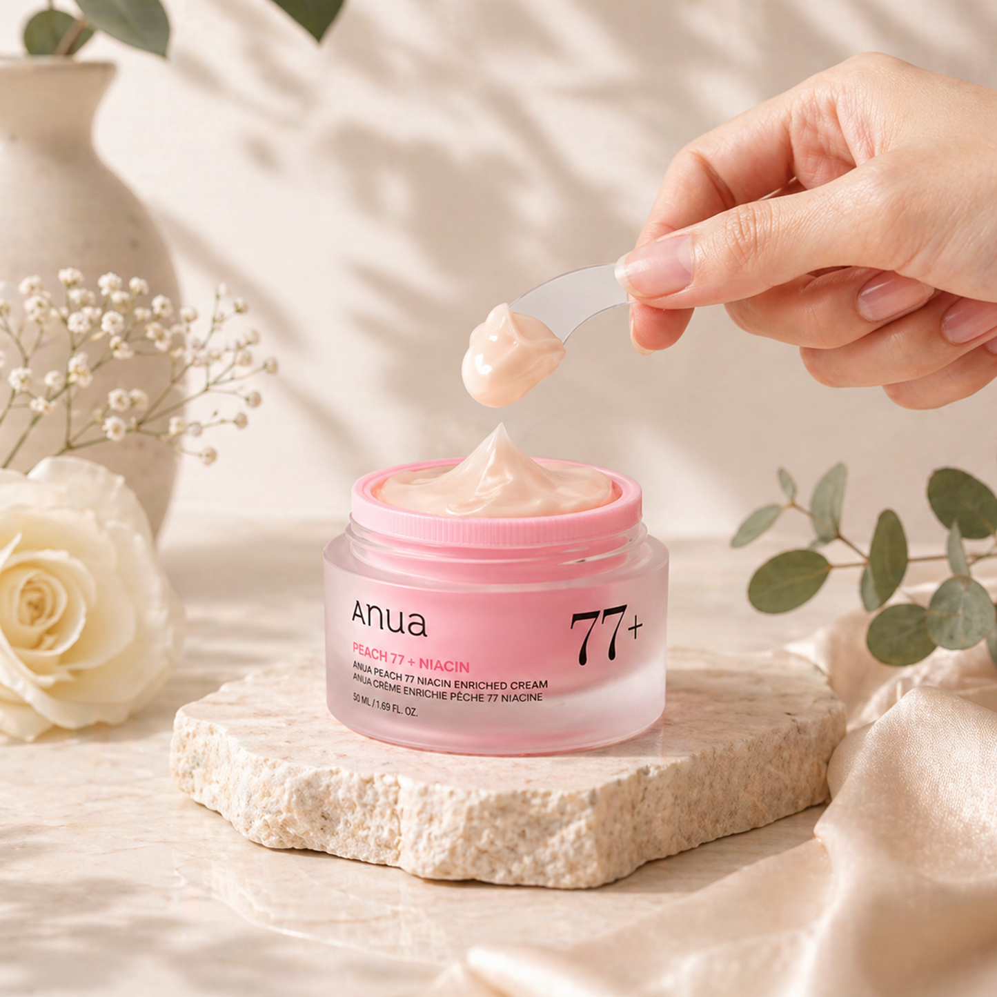 Anua Peach 77% Niacin Enriched Cream